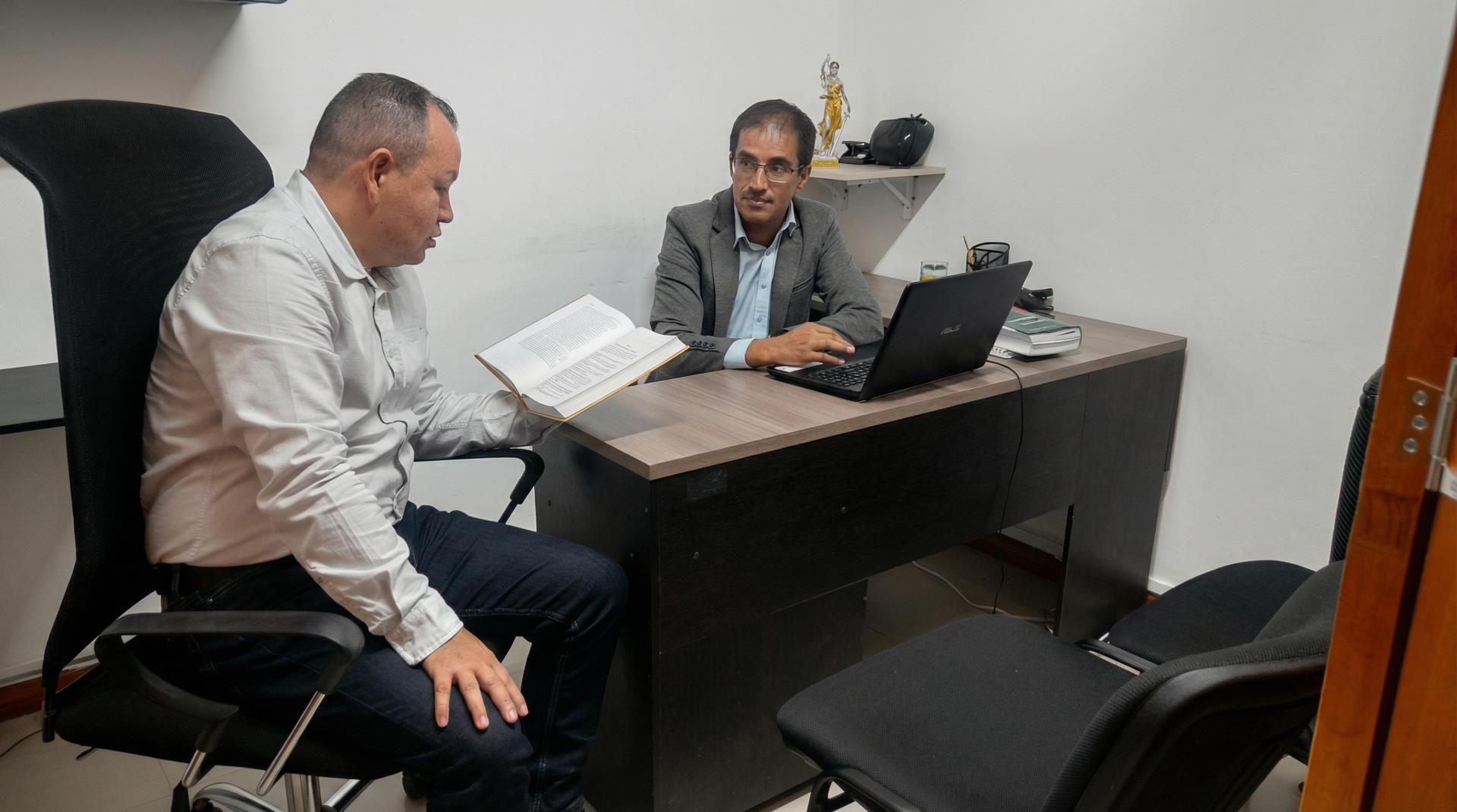 Sergio Orlando Jiménez Cano y Cesar de Jesús Villegas Patiño - Socios Fundadores Justicia y Valor Medellín